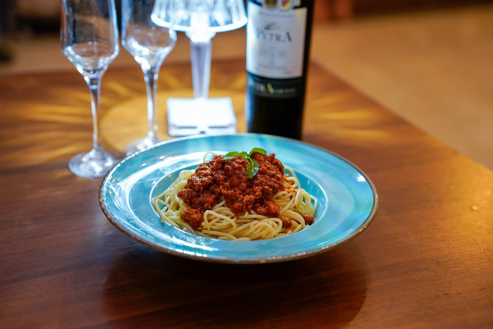 Pasta with Mediterranean ingredients