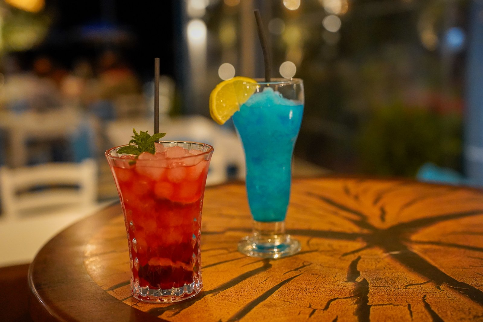 Summer cocktail served fresh